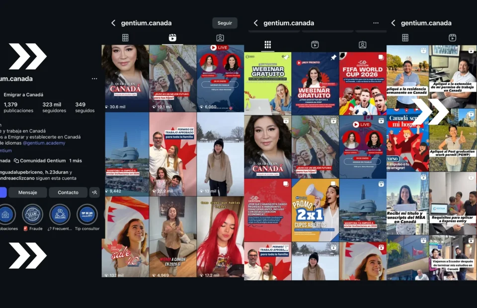 Instagram Gentium Canadá